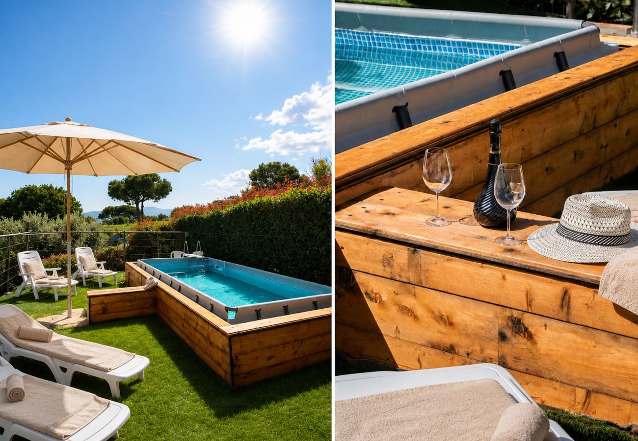Ferienwohnung in Porcari - Colle Apartment with Swimming Pool