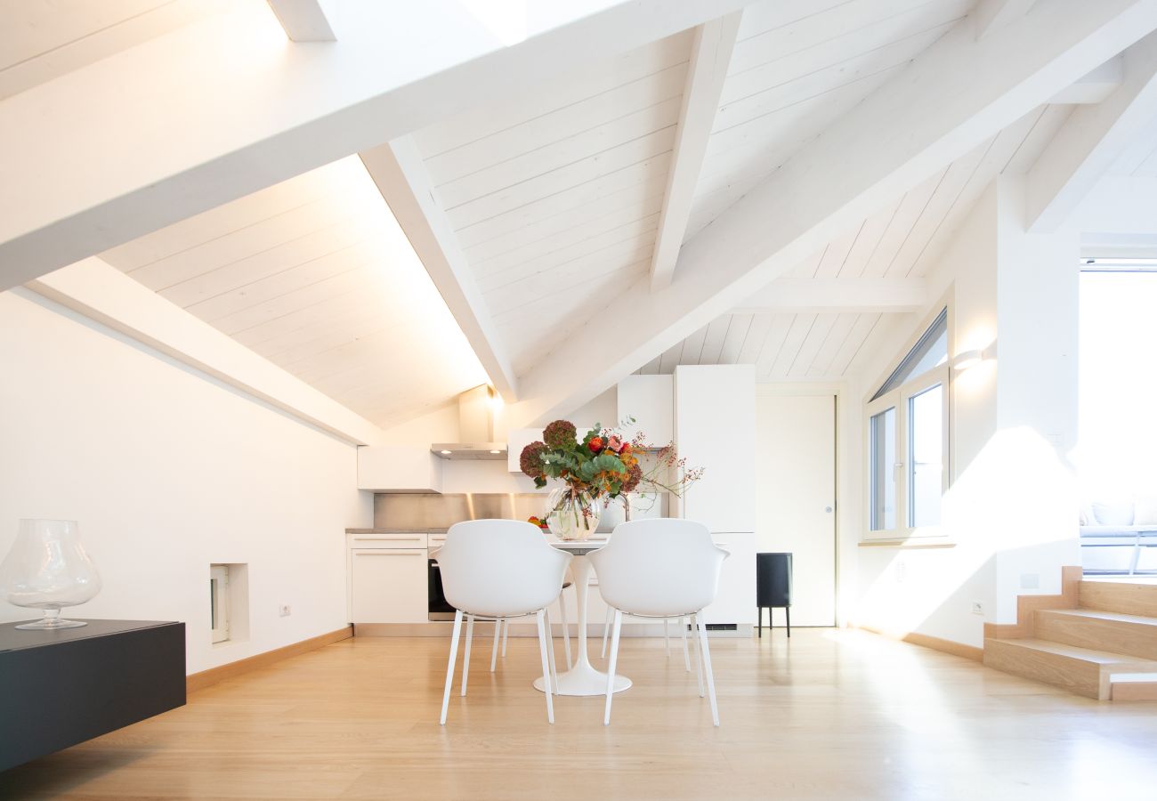 Ferienwohnung in Lucca - Loft Elisa in front of the walls, with terrace