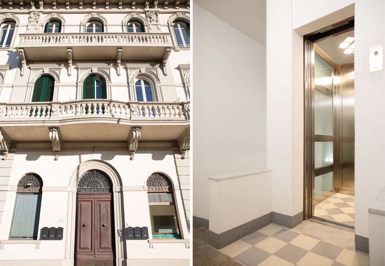 Apartment in Lucca - Loft Elisa in front of the walls, with terrace